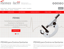 Tablet Screenshot of itemas.org